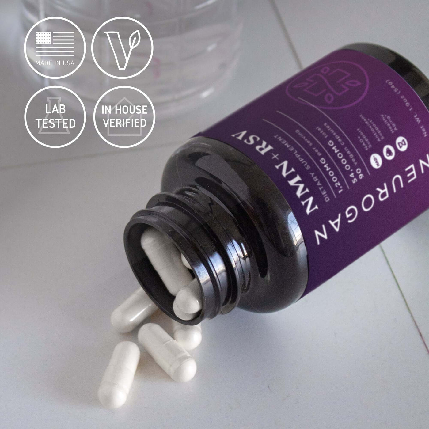 Cápsulas de NMN + Resveratrol